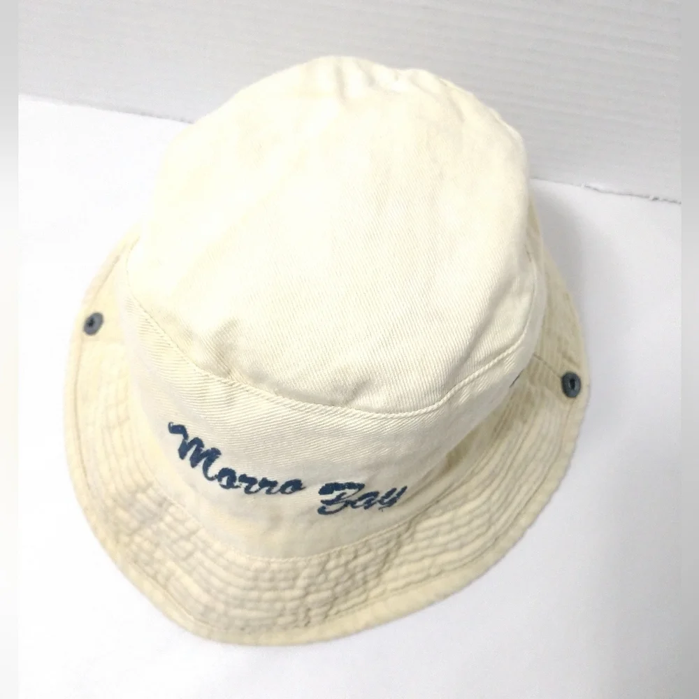 Child's Morro Bay Bucket Hat Yellow Cotton Canvas